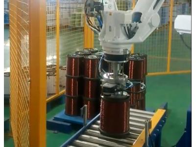 漆包線行業(yè)：華洋銅業(yè)視覺引導(dǎo)機(jī)器人案例展示